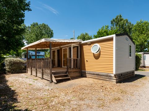 MOBILHOME 4 personnes -  Mobil-home Premium 28m² - 2 chambres - TV + climatisé + Lave vaiselle 4 pers