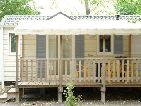 Mobilhome 6 personnes - Confort 28m² - 3 chambres - TV - Clim