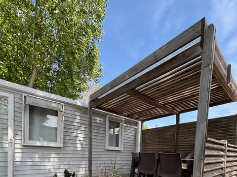 MOBILHOME 6 personnes - Mobil-home Premium 30m² - 3 chambres - TV + clim + lave vaisselle ou lave linge 6 pers