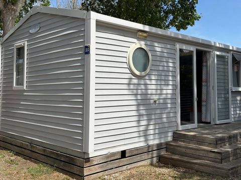 Mobilhome 6 personnes - Premium 30m² - 3 chambres - TV - Clim - Lave vaisselle ou lave linge