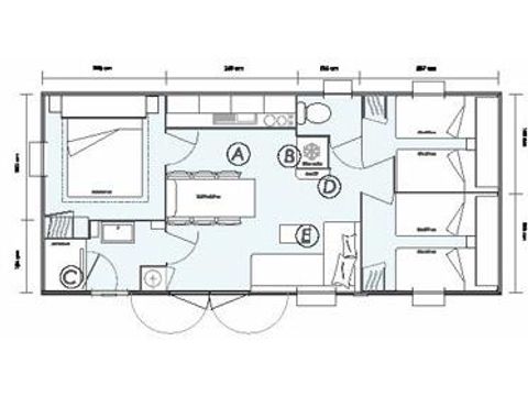 MOBILHOME 6 personnes - Mobil-home Premium 33m² - 3 chambres - TV