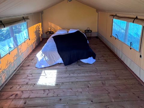 TENTE TOILE ET BOIS 2 personnes - Mini tente safari