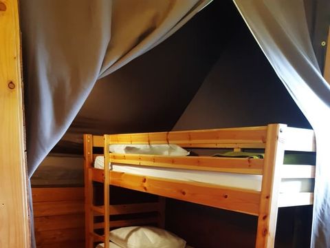 Tente en toile et en bois 4 personnes - Lodge Confort
