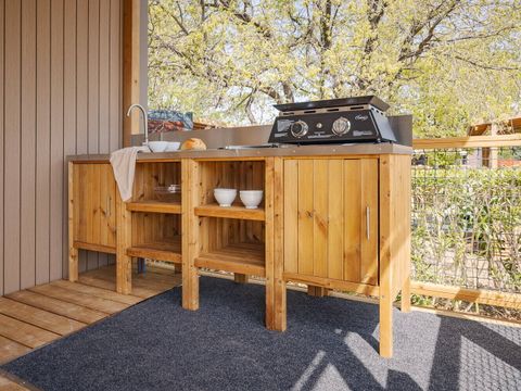 MOBILHOME 8 personnes - Mobil-home | Premium | 4 Ch. | 8 Pers. | Terrasse Lounge | Outdoor kitchen | 2 SDB | Clim.