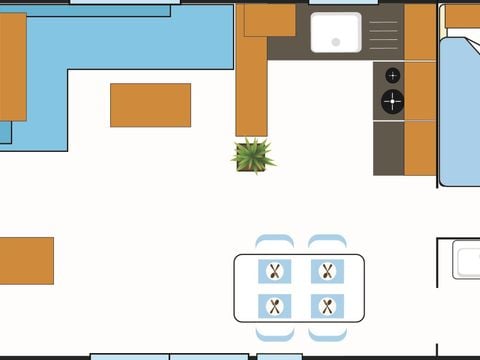 Mobilhome 4 personnes - 2