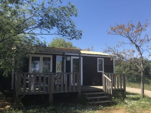 Mobilhome 4 personnes - Lodge - 2 à Vue mer clim. Plancha