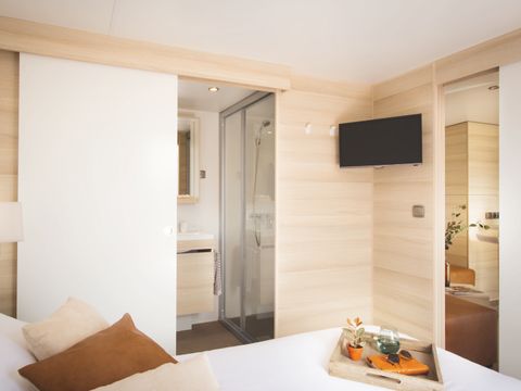Mobilhome 4 personnes - Lodge - 2 à clim. Plancha