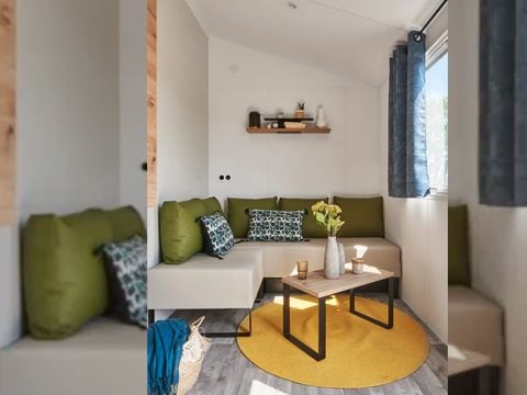 MOBILHOME 4 personnes - NEW 2023// Mobil-Home Premium 27m² (2 chambres) + TV + LV + Terrasse couverte