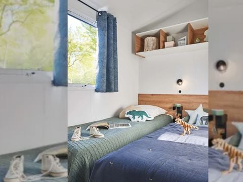 MOBILHOME 6 personnes - NEW 2023// Mobil-Home Premium 33m² 3 Chambres + Terrasse couverte + TV + LV