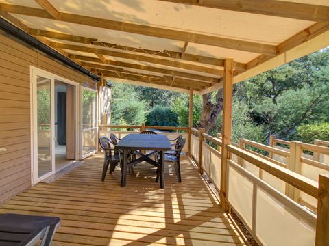 MOBILHOME 5 personnes - Cottage PMR - A - 2 chambres - 4/5 personnes