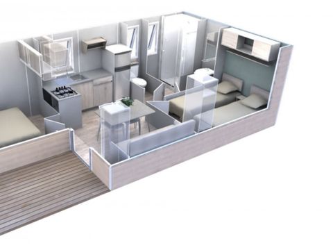 MOBILHOME 6 personnes - MH2 EVO 29 m²