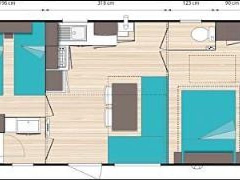 MOBILHOME 4 personnes - Prestige