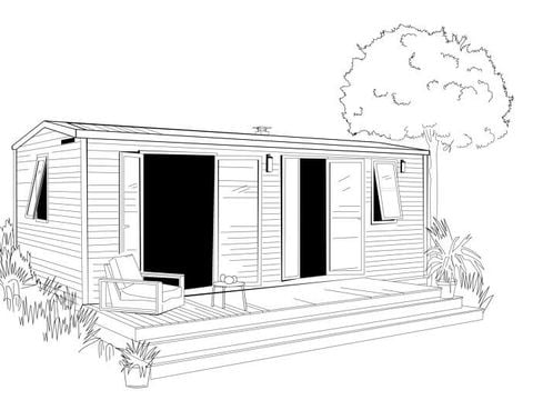 MOBILHOME 4 personnes - "LUXE & COSY"