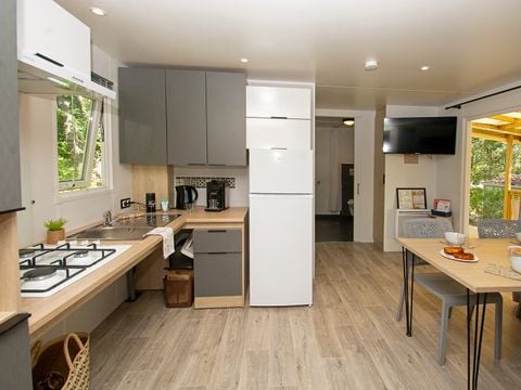 MOBILHOME 4 personnes - Mobil-home "EVASION" 2 chambres grands espaces et grand jardin (Accessible aussi en PMR)