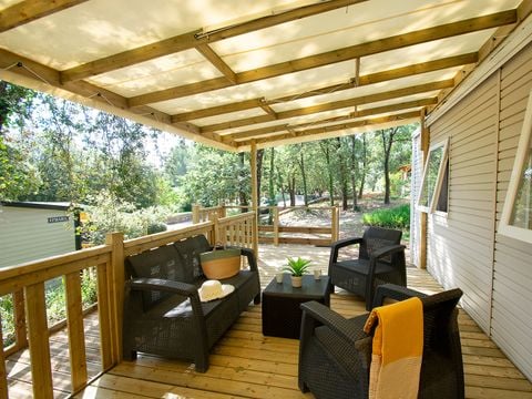 MOBILHOME 4 personnes - Mobil-home "EVASION" 2 chambres grands espaces et grand jardin (Accessible aussi en PMR)