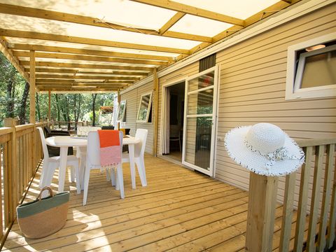 MOBILHOME 4 personnes - Mobil-home "EVASION" 2 chambres grands espaces et grand jardin (Accessible aussi en PMR)