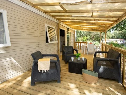 MOBILHOME 4 personnes - Mobil-home "EVASION" 2 chambres grands espaces et grand jardin (Accessible aussi en PMR)