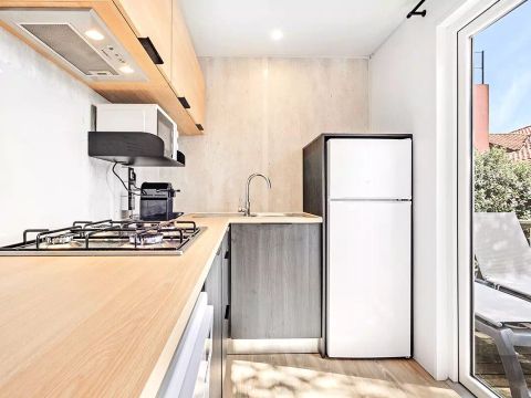 MOBILHOME 6 personnes - Cottage Ilbarritz 4 Pièces 6 Personnes Climatisé + TV