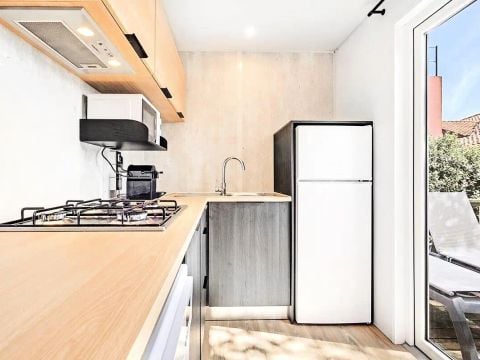 Mobilhome 6 personnes - Cottage Ilbarritz - 4 Pièces - Climatisé - TV - 2 salles de bain