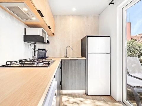 Mobilhome 10 personnes - Cottage Ibardin - 6 Pièces - Climatisé - TV