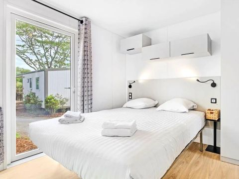 Mobilhome 8 personnes - Cottage Ibardin - 5 Pièces - Climatisé - TV