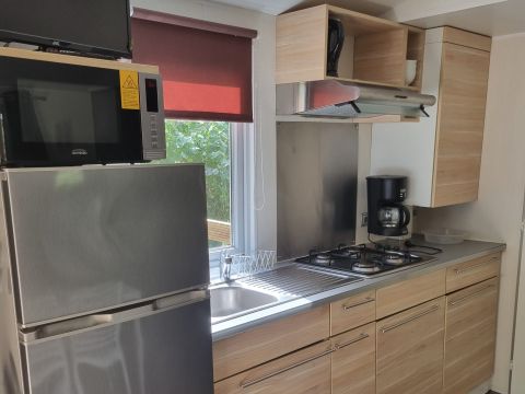 MOBILHOME 4 personnes - Cottage Bois Confort - 2 chambres - clim - 25m² -