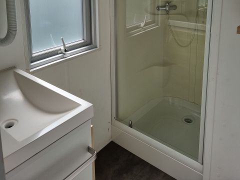 MOBILHOME 4 personnes - Cottage Bois Confort - 2 chambres - clim - 25m² -