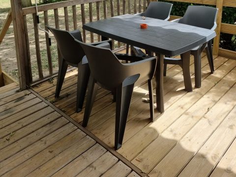 MOBILHOME 4 personnes - Cottage Bois Confort - 2 chambres - clim - 25m² -