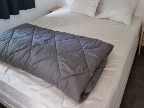 MOBILHOME 4 personnes - Cottage Bois Confort - 2 chambres - clim - 25m² -