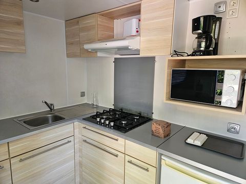 MOBILHOME 3 personnes -  O'HARA 504 1 chambre 2/3 Personnes avec Clim