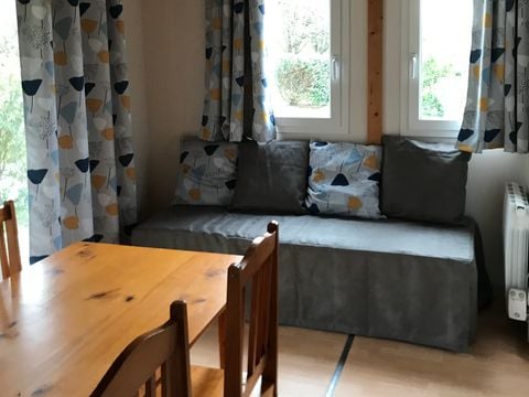 MOBILHOME 6 personnes - Chalet Bois Premium 31m² - 2 chambres - Terrasse couverte - TV - LV - Climatisation