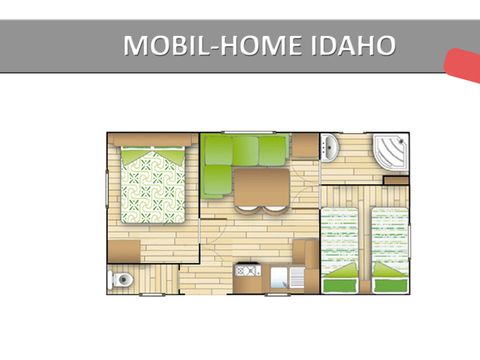 MOBILHOME 4 personnes - IDAHO ECO