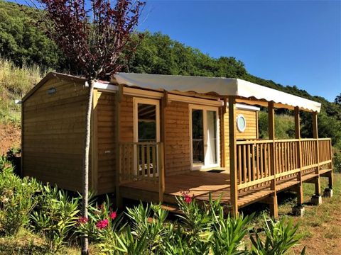 MOBILHOME 6 personnes - COTTAGE MERISE 28 m² 2 CHAMBRES B