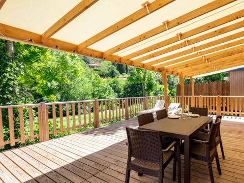 MOBILHOME 5 personnes - COTTAGE PREMIUM SPA SIDOBRE 33 m² 2 ch 2 sdb B