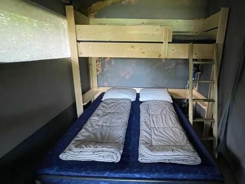 Tente en toile et en bois 6 personnes - Type Lodgetent LG+