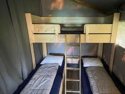 Tente en toile et en bois 6 personnes - Type Lodgetent LG+