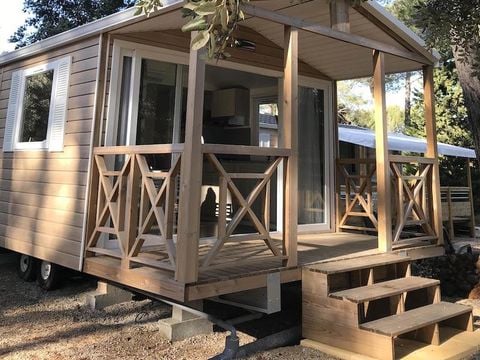 MOBILHOME 4 personnes - Mobile home Confort 28m² - clim + tv + terrasse couverte