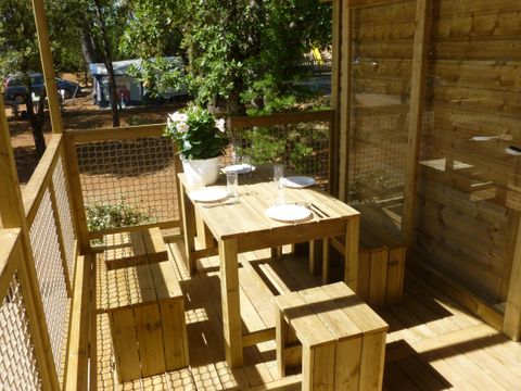 LODGE 5 personnes - Cabane Lodge CARRELET Confort 32m² - 2 chambres