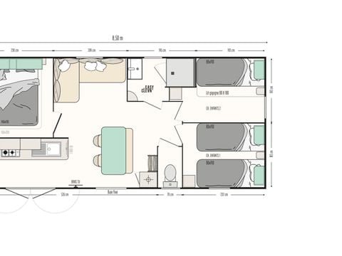 MOBILHOME 6 personnes - Premium