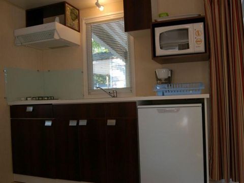 Mobilhome 2 personnes - O'Phea 1 chambre 20m² (2 adultes maxi - animaux interdits - non fumeur)