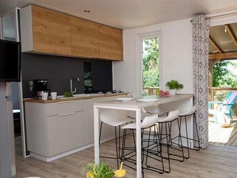 MOBILHOME 6 personnes -  Verdon - 33 m² - 3 chambres + TV + A/C