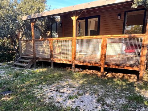 MOBILHOME 4 personnes - Castellane côté jardin - 30m² - 2 chambres + TV + A/C
