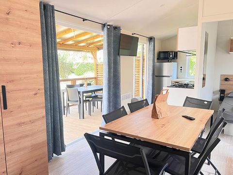 MOBILHOME 6 personnes - Quinson - 33m² - 3 chambres + TV + A/C