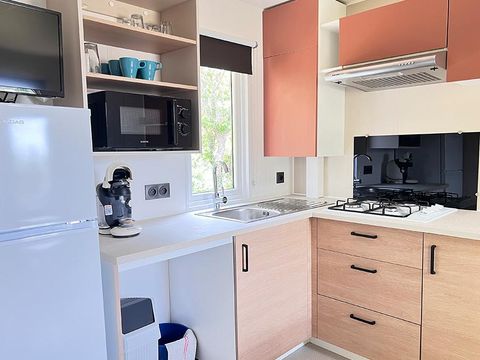 MOBILHOME 6 personnes - Tourtour - 33m²  - 3 chambres + Tv + A/C