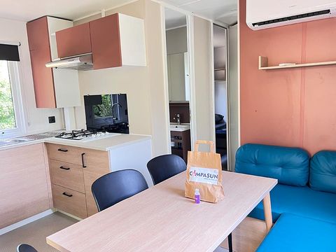 MOBILHOME 6 personnes - Tourtour - 33m²  - 3 chambres + Tv + A/C