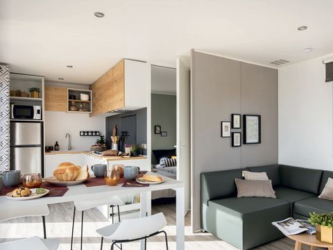 MOBILHOME 4 personnes - Moustiers 32m2 + Lave vaisselle + TV + Clim