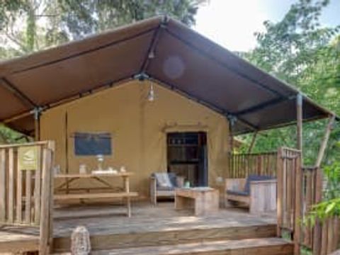 TENTE TOILE ET BOIS 5 personnes - Lodge Safari 5p 2ch ****