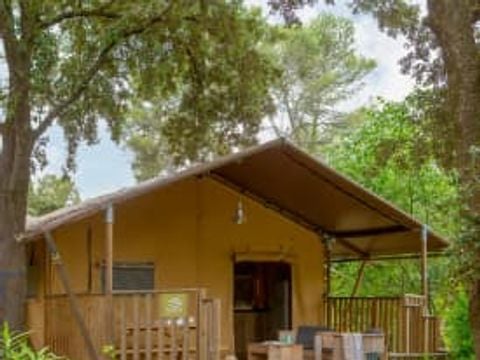 TENTE TOILE ET BOIS 5 personnes - Lodge Safari 5p 2ch ****