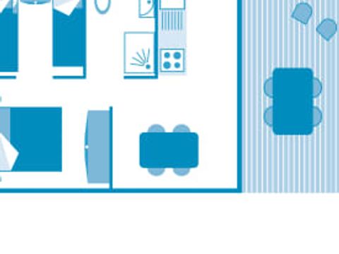 TENTE TOILE ET BOIS 5 personnes - Lodge Safari 5p 2ch ****