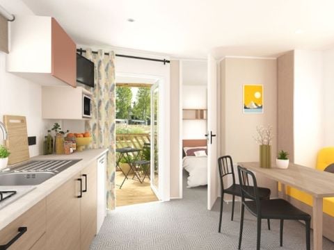 MOBILHOME 6 personnes - PREMIUM - 3 chambres - CLIM - TV - LV